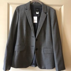 J. CREW Women's Gray Blazer NWT Never Worn Size 6